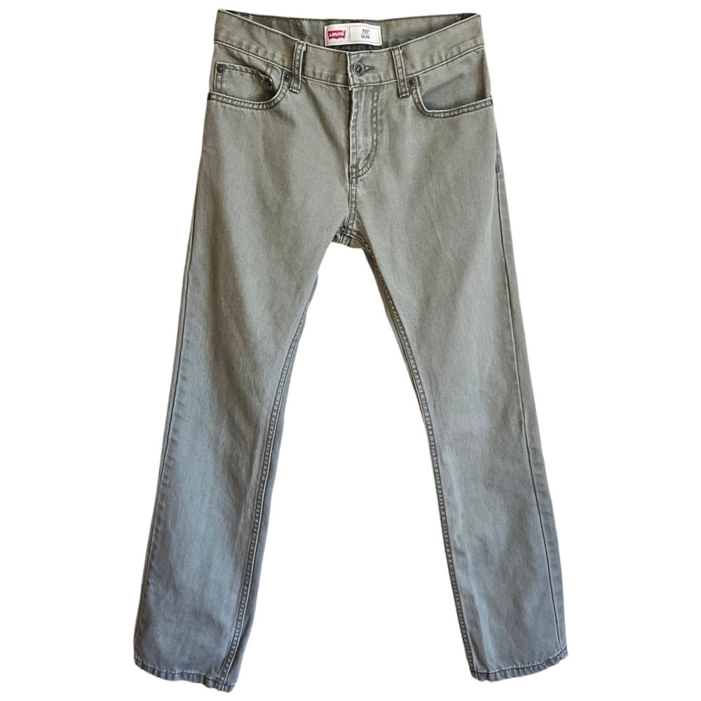 Levi's 511 Slim Jean Green Boy's Size 14 Reg 27 x 27